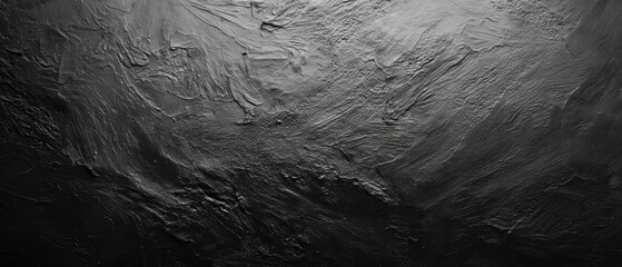 Abstract, monochrome texture with thick, swirled, layered material