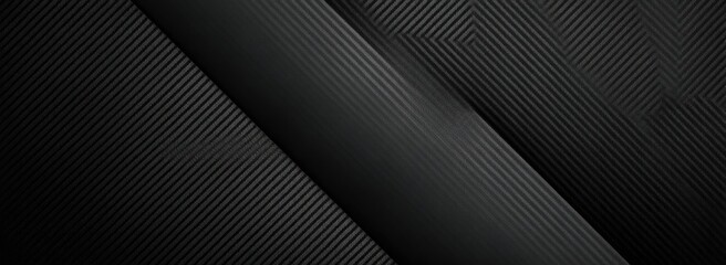 Obraz premium Angled dark planes with textured diagonal lines form a sleek abstract design