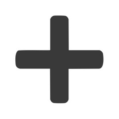 Obraz premium Plus Sign Graphic Symbol Cross Design for Medical Addition and Positive Results
