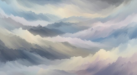 Ultra Soft Microfiber Cloud Texture Abstract Landscape