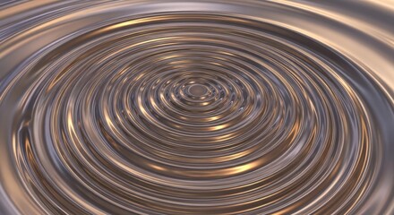 Liquid Metal Fractal Halos