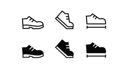 Running shoes icon. Casual Sporty sneakers icon, Casual Sporty Shoe, glyph icon, fitness and sport, gym sign symbol, logo, illustration, editable stroke, flat design style isolated