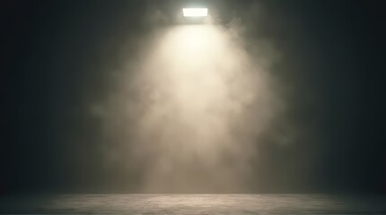 Light and Fog in a Dark Room