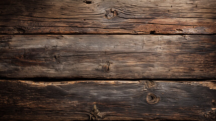暗い色調のラスティックな木目テクスチャ。古い納屋の板壁