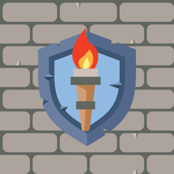 Seamless 64x64 Castle Tile Game Pattern