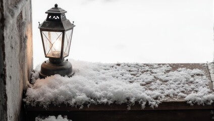 Snowy Lantern - A Winters Night Illumination.