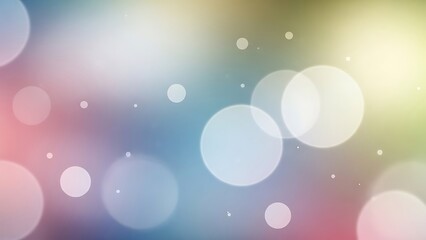 Soft Bokeh Background with Colorful Blurred Lights Pastel Gradient Texture.