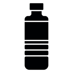 Water Bottle Icon Template – Clean Hydration Symbol