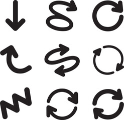 Set of Arrows and Symbols for Design