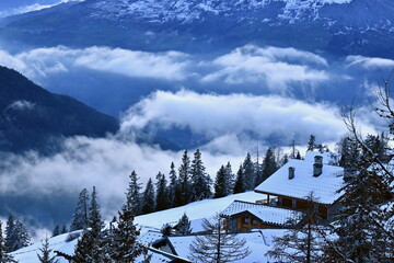 montagne l'hiver