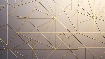 Golden Geometric Pattern Abstract Background - Luxury Modern Art Deco Design Texture.