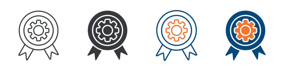 Achievement Icon Set Multiple Style Collection 