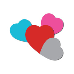 valentine heart love logo