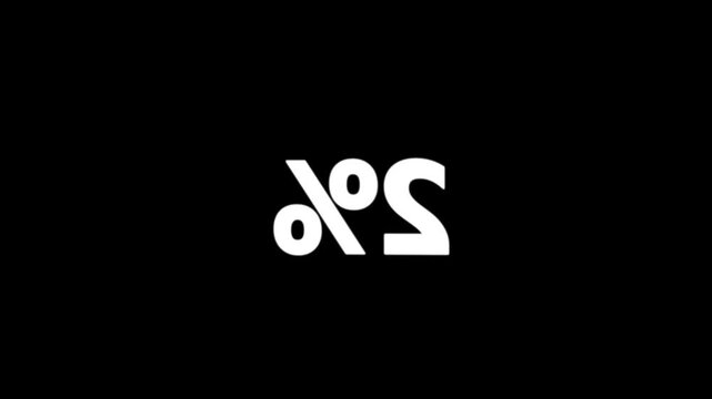 Abstract graphic composition of the letters o and s against a black background