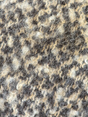 Mottled Grey and Beige Fuzzy Textile Texture