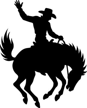 Bucking Horse Rodeo SVG Cut Files for Cricut & Silhouette