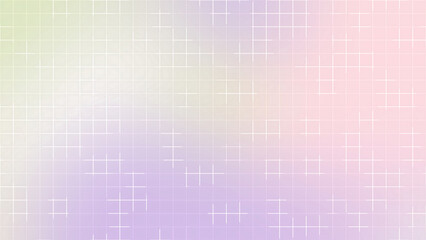 Soft Pastel Feminine Grid Line Background with Gentle Gradient