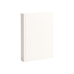Naklejka premium White book or notebook blank mock up with shadow isolated on transparent background ready for your design presentation 3d rendering