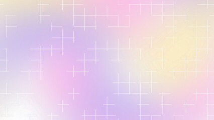 Girly Pastel Glow Grid Background with Soft Spark Accents