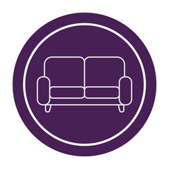 Living Room Sofa Couch Icon