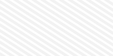 Obraz premium white and gray gradation stripe line background. Diagonal line long background. White stripe texture. Gray straight design element. Cover template. Vector illustration. 