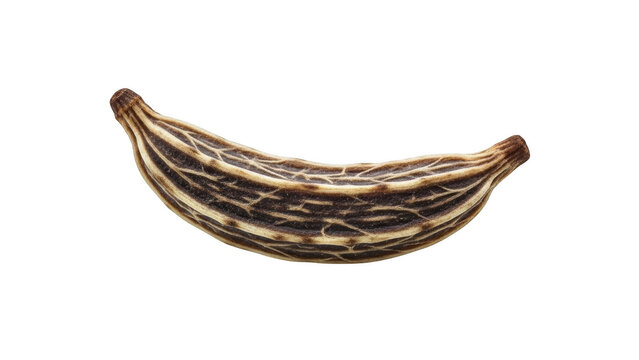 Close up of a dried cumin seed with intricate texture and pattern spice macro