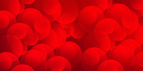 Red abstract bokeh of lights on black background simple