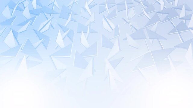 Abstract modern blue triangle 3D Geometric Background