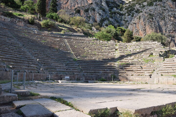 The Theatre in Delphi, Greece