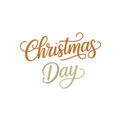 create a handwritten typography  of graphic T-shirt design text "chirstmas day 

