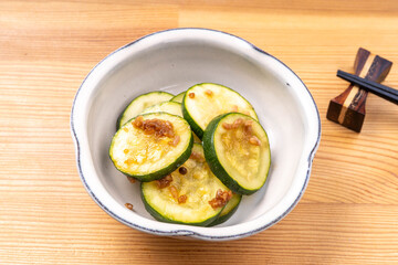 ズッキーニの醤油こうじ煮