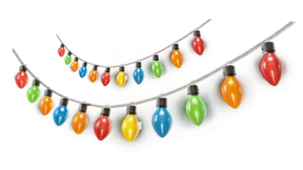 light effect ornamental design element transparent