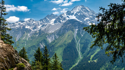mountain landscape in the alps