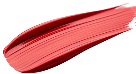 Lipstick smear swatch red cosmetic makeup texture glossy shine beauty product for advertising design