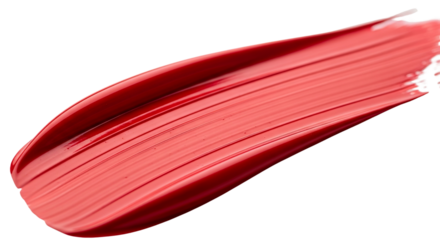 Lipstick smear swatch red cosmetic makeup texture glossy shine beauty product for advertising design
