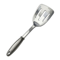 Watercolor Slotted Spatula Kitchen Utensil isolated on a transparent background