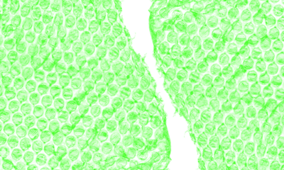 Bubbles Pattern Green checkered design element with soft rounded stripes