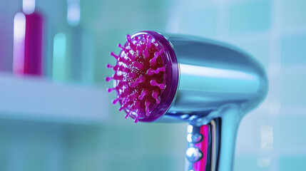 Germs on bathroom hairdryer can pose health risks, highlighting importance of cleanliness and hygiene