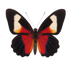 Motyl na transparentnym tle