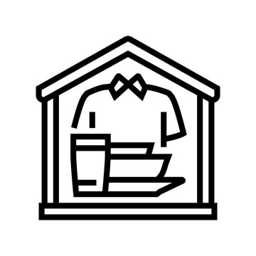 basic needs line icon vector illustration