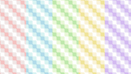 斜めジグザグ模様セット　丸み　斜めストライプ　