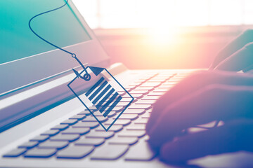 phishing mail , cyber crime attack , security awareness concept