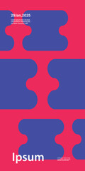 A vibrant of abstract poster designs featuring bold colors and organic shapes. Each poster showcases a unique combination of hues and patterns, perfect for modern graphic design