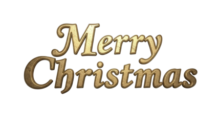 Christmas text in gold color texture 