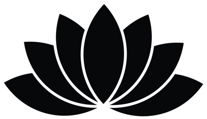 Water Lily or Lotus illustration design 