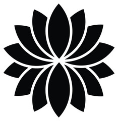 Water Lily or Lotus illustration design 