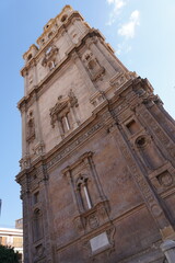Tower bell of Cathedral of Murcia in Spain