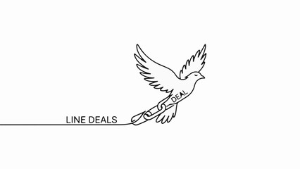 Obraz premium Dove with broken chain symbolizes freedom and peace