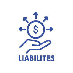 Financial Liabilities, Debt Management, and Investment Risk Icon