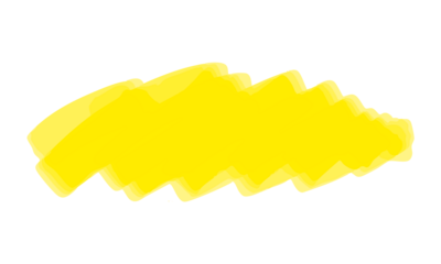 手描きマーカーのアンダーライン 黄色